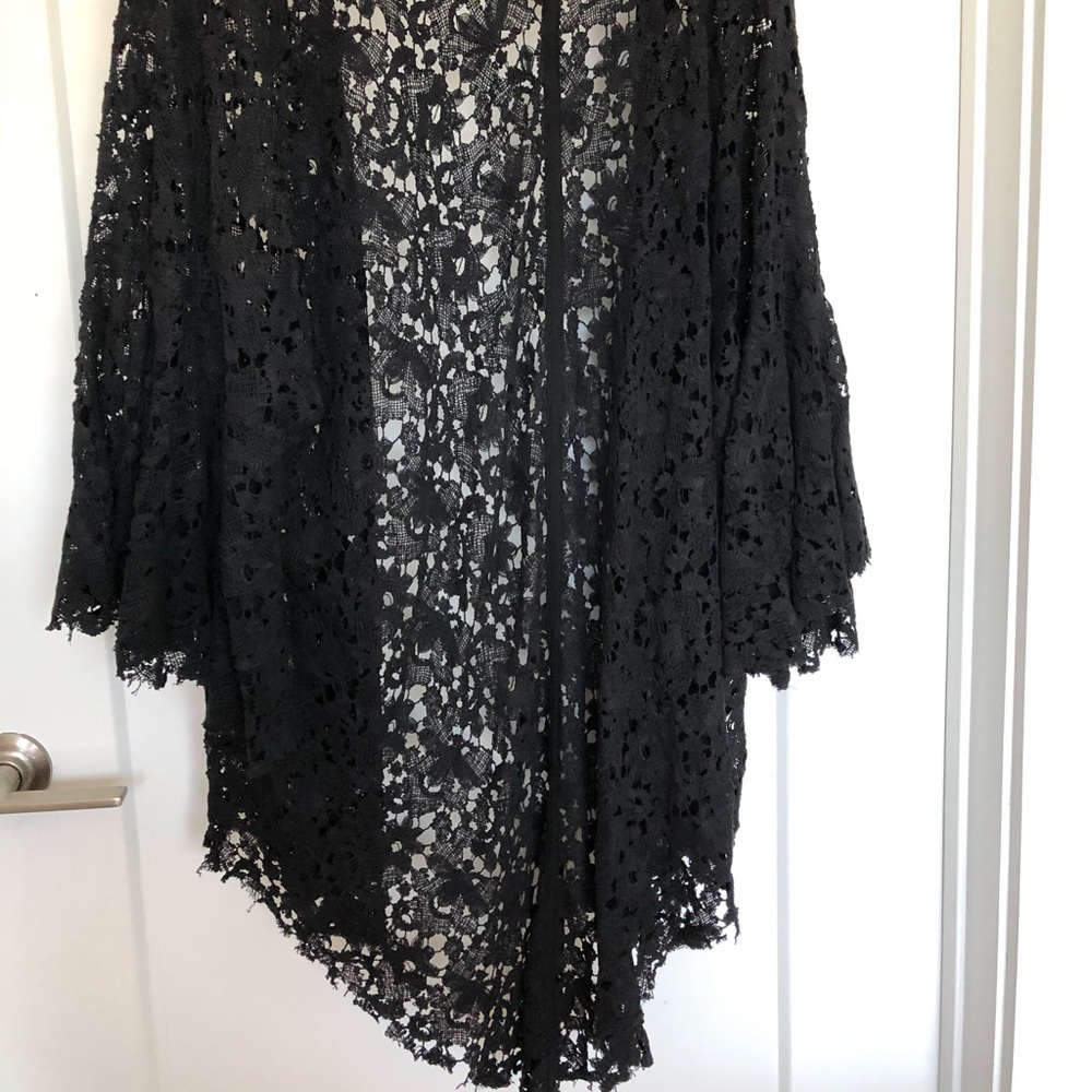 Free people lace cardigan